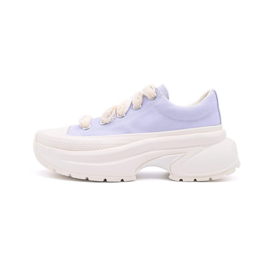 Converse Run Star Crush Canvas Shoes Unisex Low Top Purple