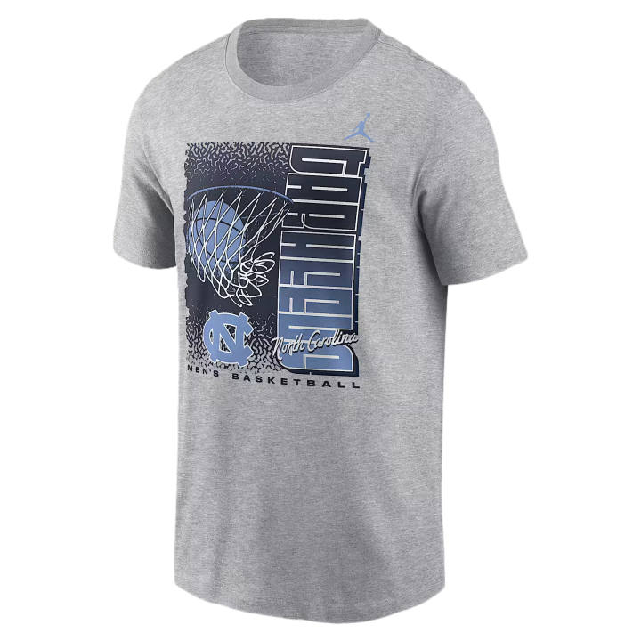 Jordan Jordan T Shirts Men's Gray Heather Crew Neck Moderate