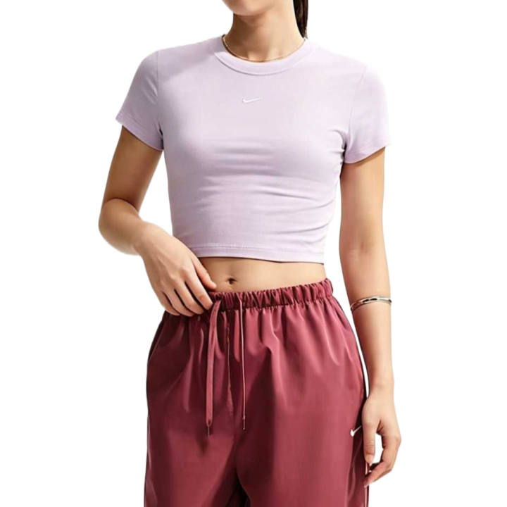 Nike Nike Sportswear T Shirts Women's Bleached Lilac Crew Neck