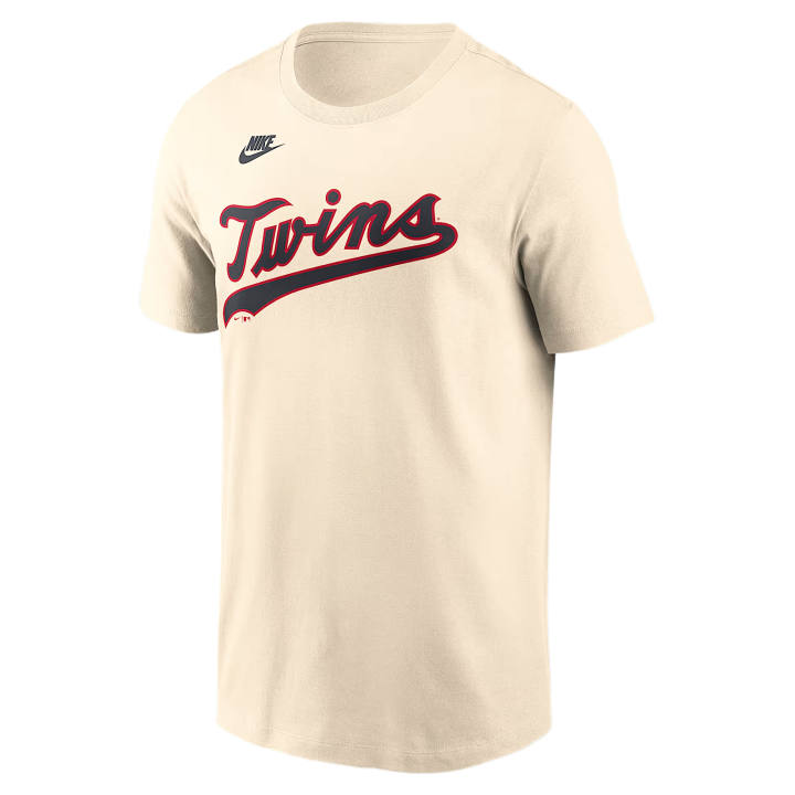 Nike Nike X MLB T Shirts Men's Cream Crew Neck Moderate