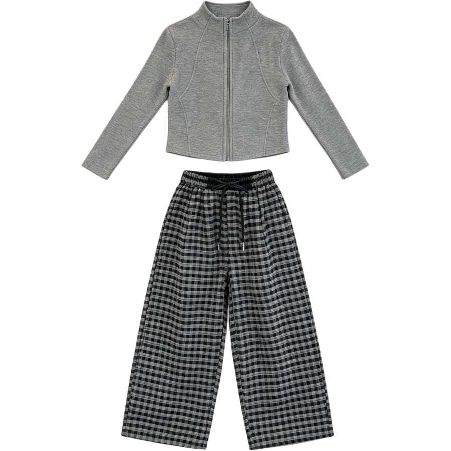 Disney Kids Casual Sportswear Stand Collar Moderate Stretch
