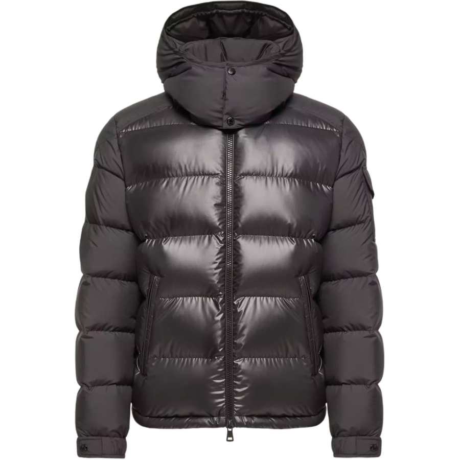 Moncler Maya Series Down Jackets Men's Black Hooded Detachable Moderate