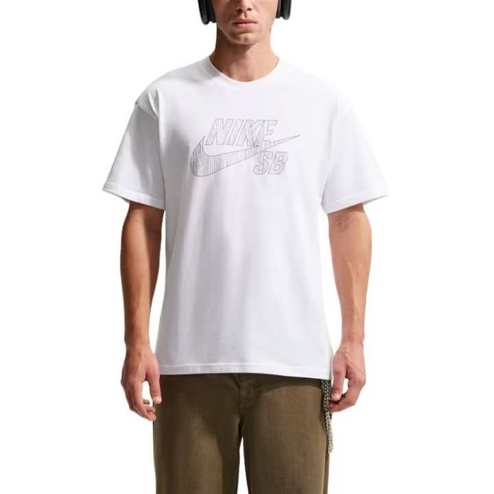 Nike Nike SB T Shirts Men's White Crew Neck Moderate Other
