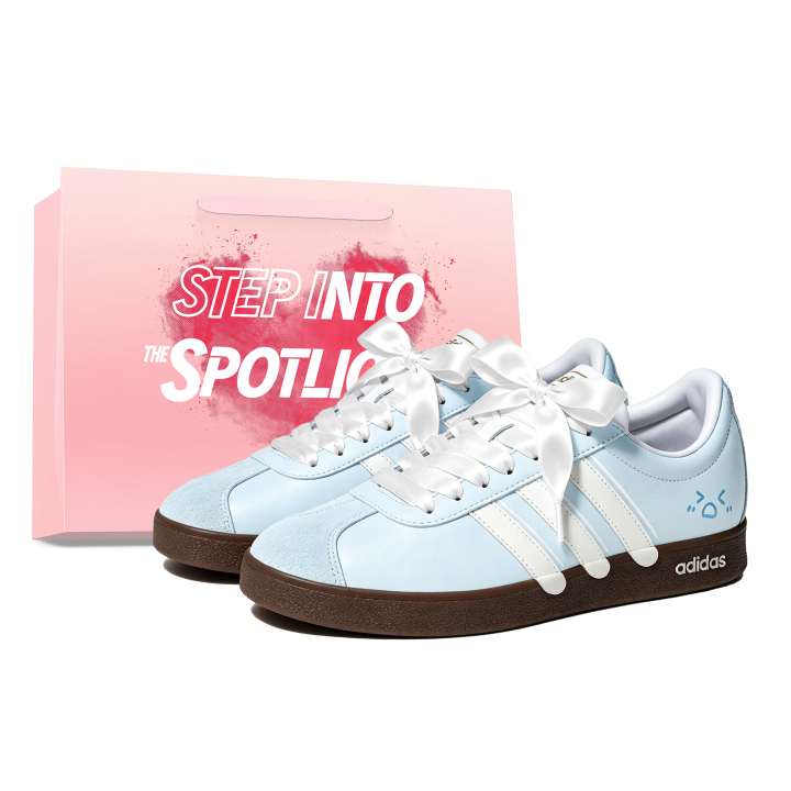 Adidas Adidas Vl Court Classic German Army Trainers Unisex Low Top Blue White