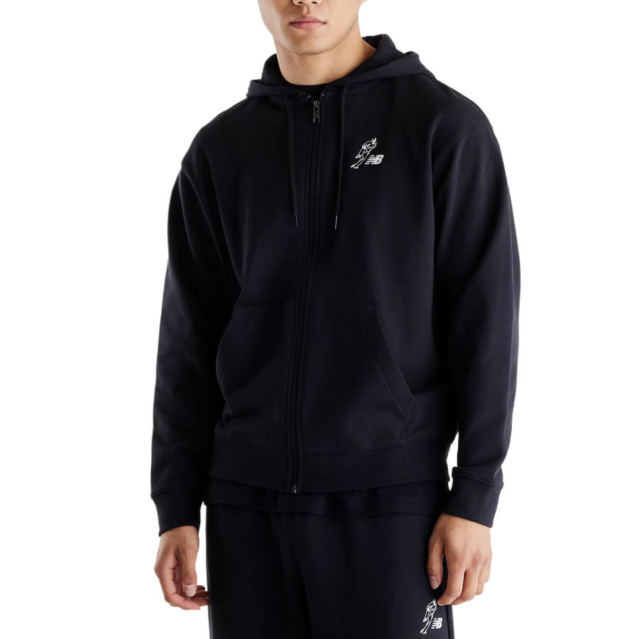 New Balance New Balance Sweatshirts Men's Black Hooded Non Detachable Moderate