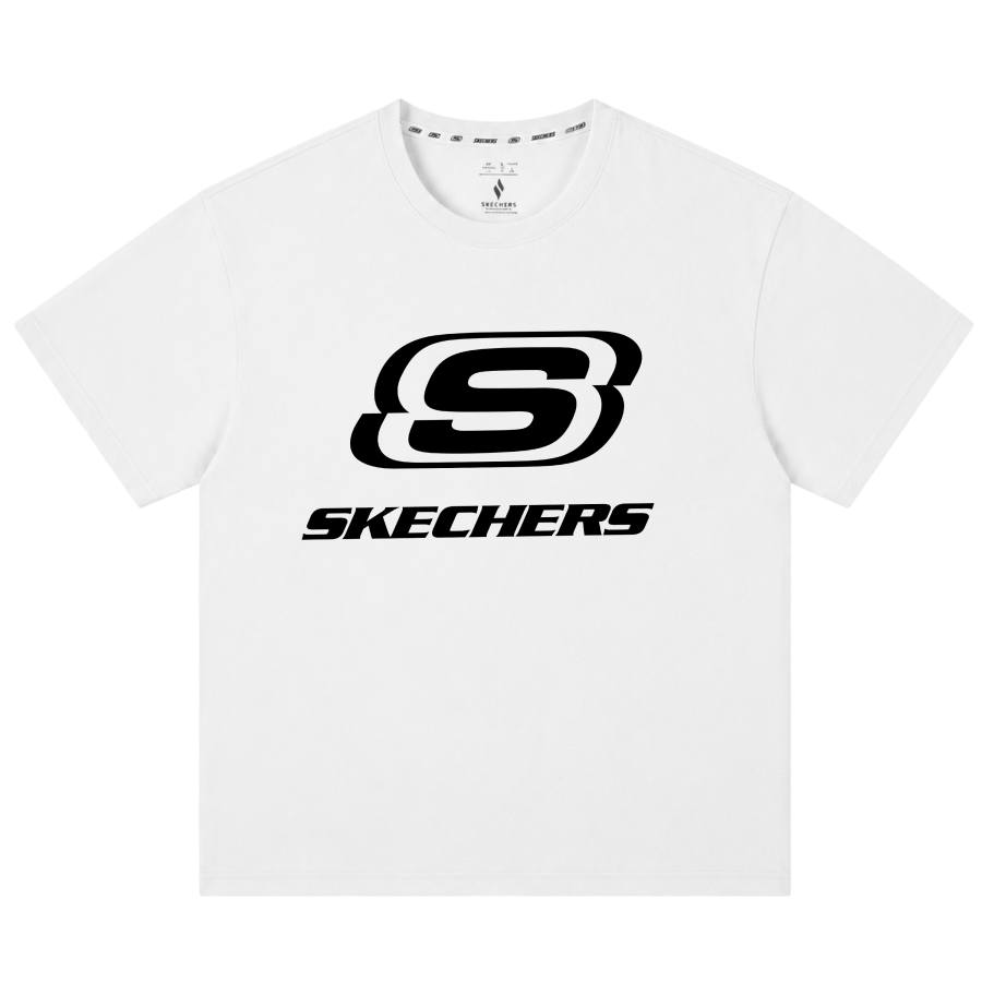 Skechers T Shirts Unisex Crew Neck Moderate Straight Fit