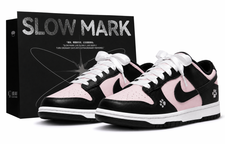 Nike Nike Dunk Skateboard Shoes Women's Low Top Pink