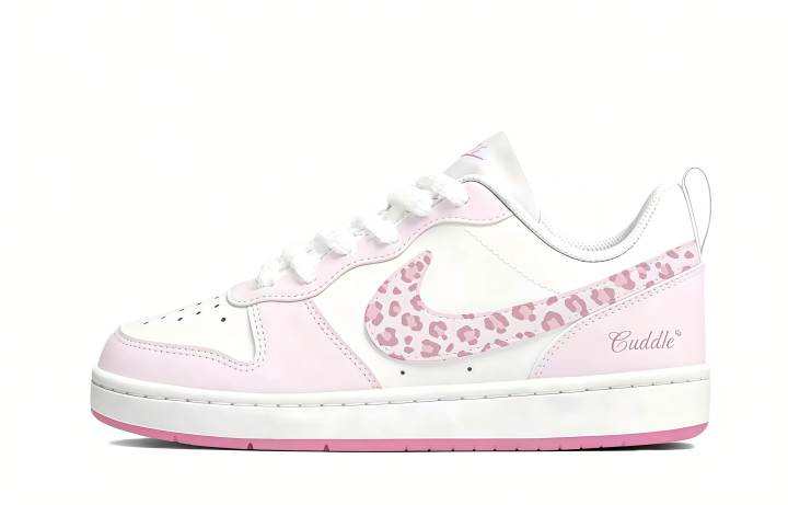 Nike Nike Court Borough 2 Skateboard Shoes Women's Low Top White, Pink