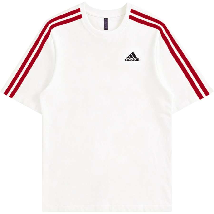 Adidas Adidas MUST HAVES T Shirts Unisex Ecru Crew Neck Moderate Straight Fit