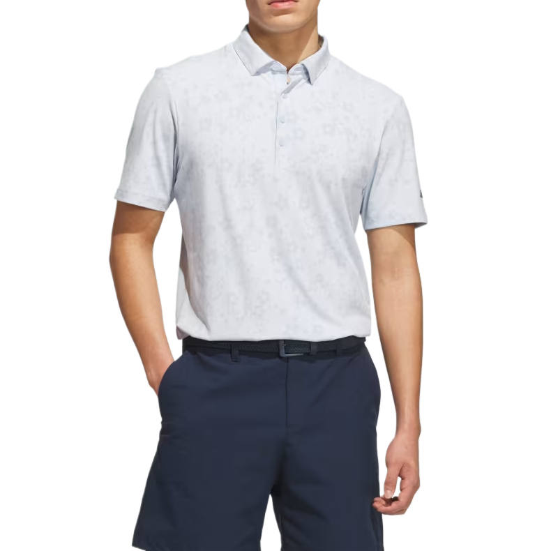 Adidas Adidas Ultimate365 Golf Clothing Men's Crystal Sky Polo Collar