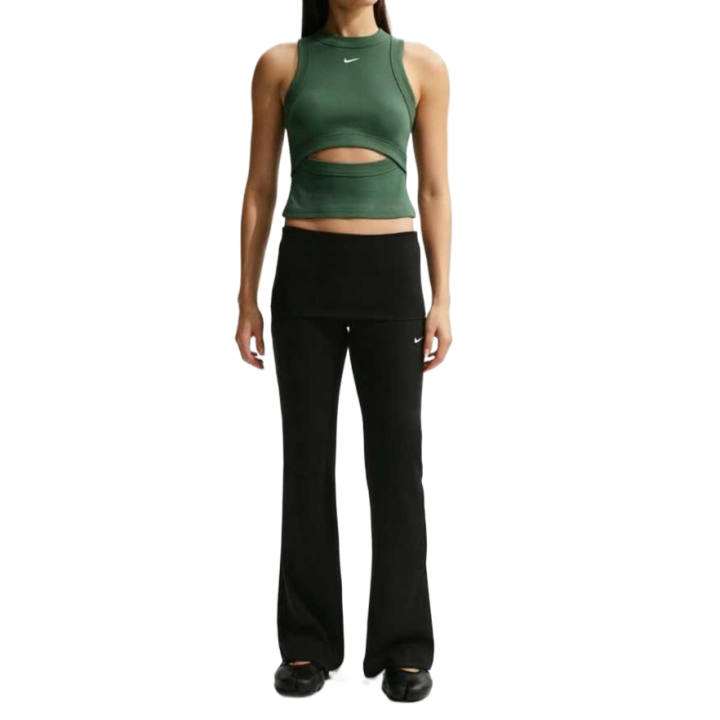 Nike Nike Sportswear Tank Tops Women's Green Crew Neck Moderate