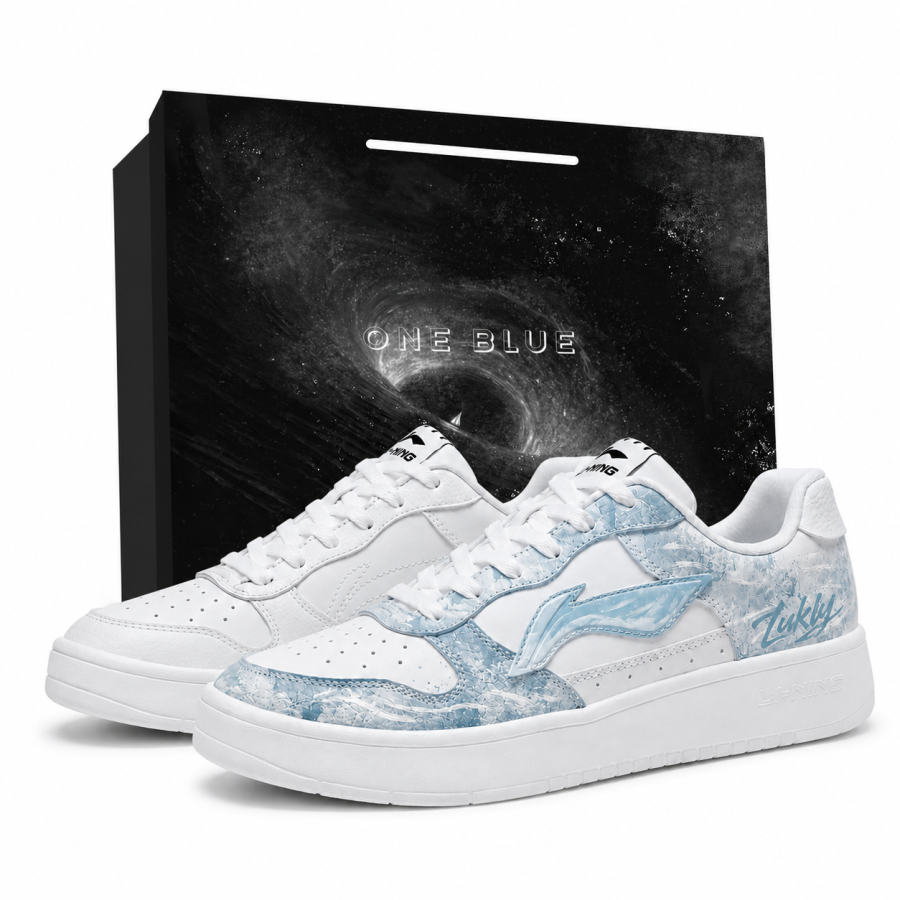 Li-Ning Li Ning Floating Boat Skateboard Shoes Men's Low Top White