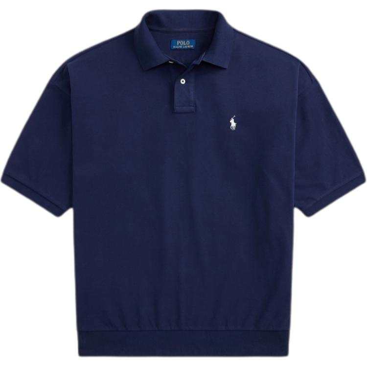 Polo Ralph Lauren Polo Shirts Men's Dark Blue Polo Collar Moderate Other