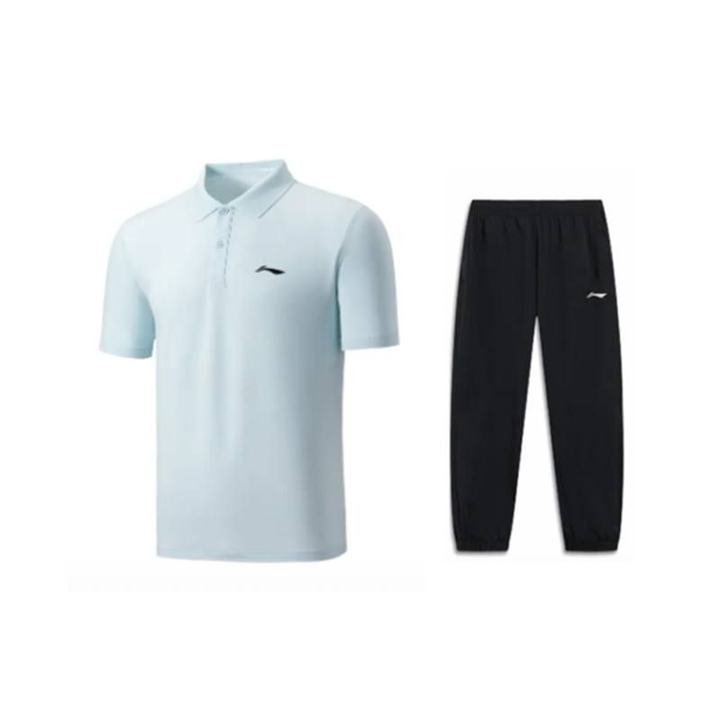 Li-Ning Li Ning Casual Sportswear Men's Polo Collar Moderate
