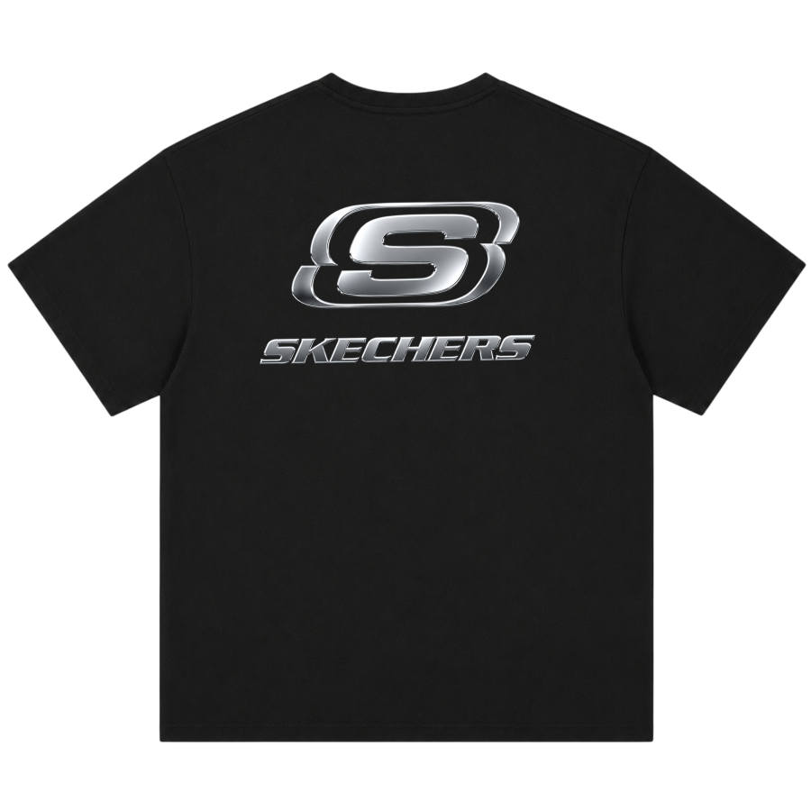 Skechers T Shirts Unisex Crew Neck Moderate Straight Fit