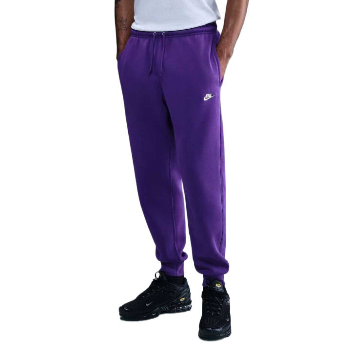 Nike Nike Club Knitted Sweatpants Men's Wild Grape/Wild Grape/White Moderate Flared Pants