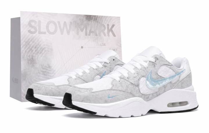 Nike Nike Air Max Fusion Running Shoes Men's Low Top Gray Blue