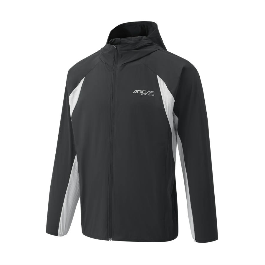 Adidas Adidas Jackets Men's Black Hooded Non Detachable Moderate