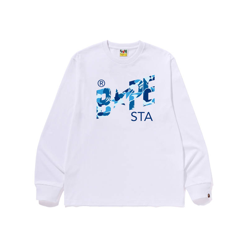 A BATHING APE ABC Camo T Shirts Unisex Crew Neck Straight Fit