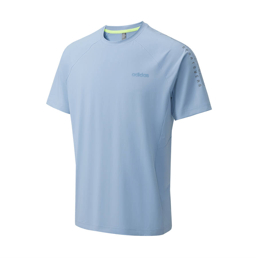 Adidas Adidas Sportswear T Shirts Men's Light Blue Crew Neck