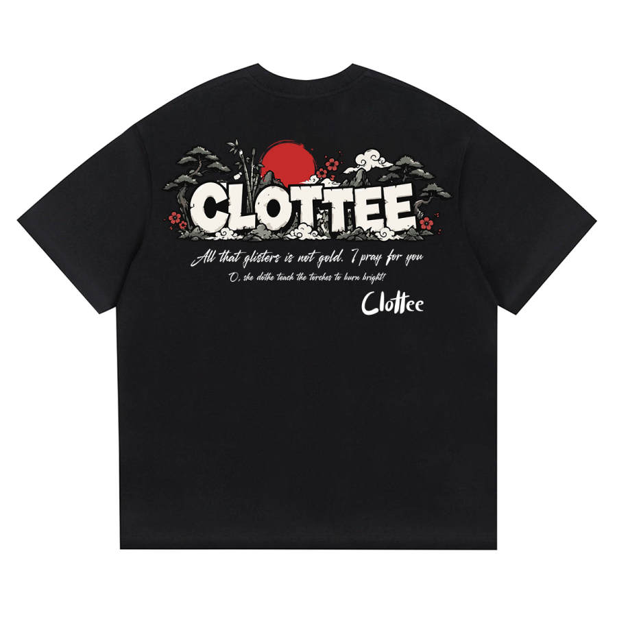 CLOT T Shirts Men's Crew Neck Moderate Straight Fit