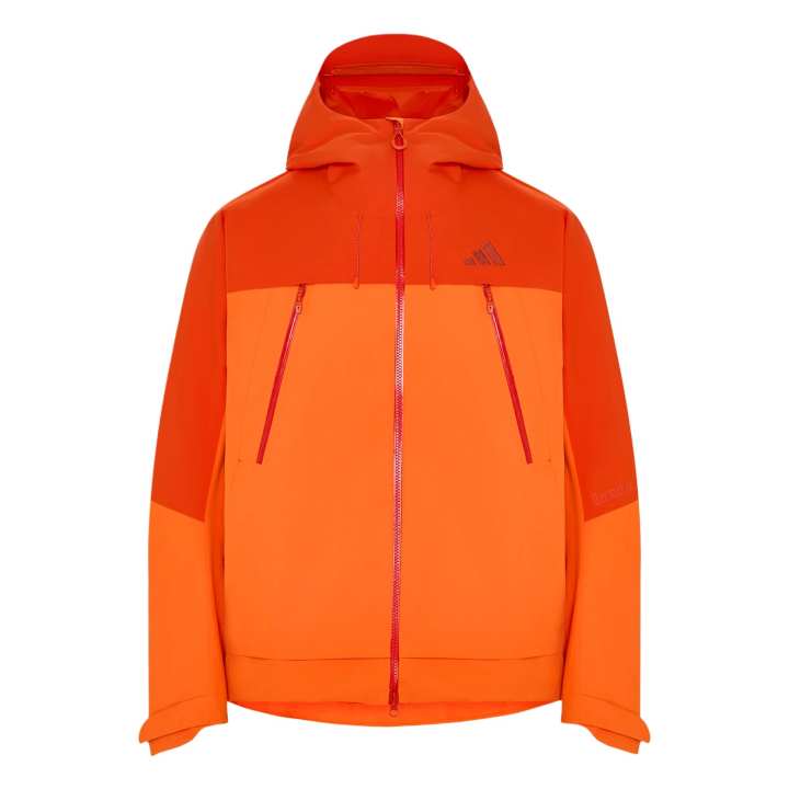 Adidas Adidas XPLORIC Jackets Men's Orange Yellow Hooded Non Detachable Moderate