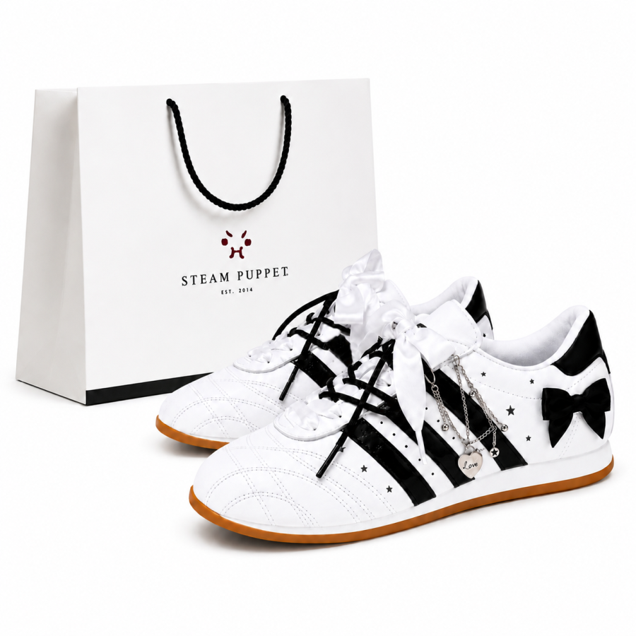 Adidas Originals Taekwondo Training Shoes Unisex Low Top Black & White Caramel Sole