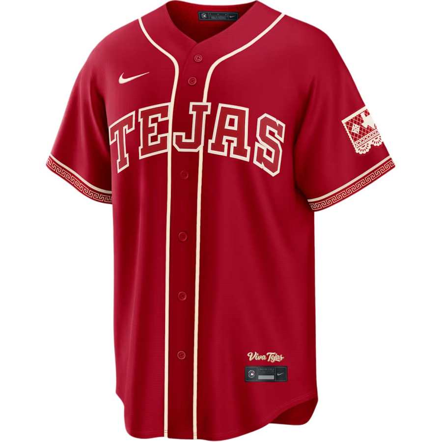 Nike Nike Texas Rangers Sportswear Men's Red V Neck Moderate