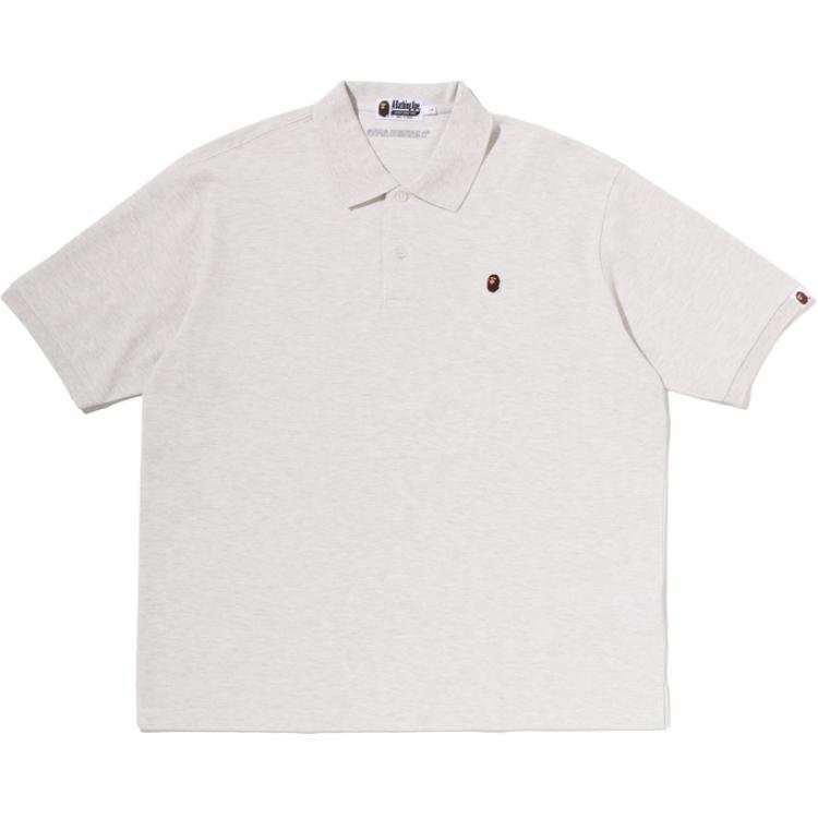 A BATHING APE Polo Shirts Unisex Polo Collar Moderate Straight Fit
