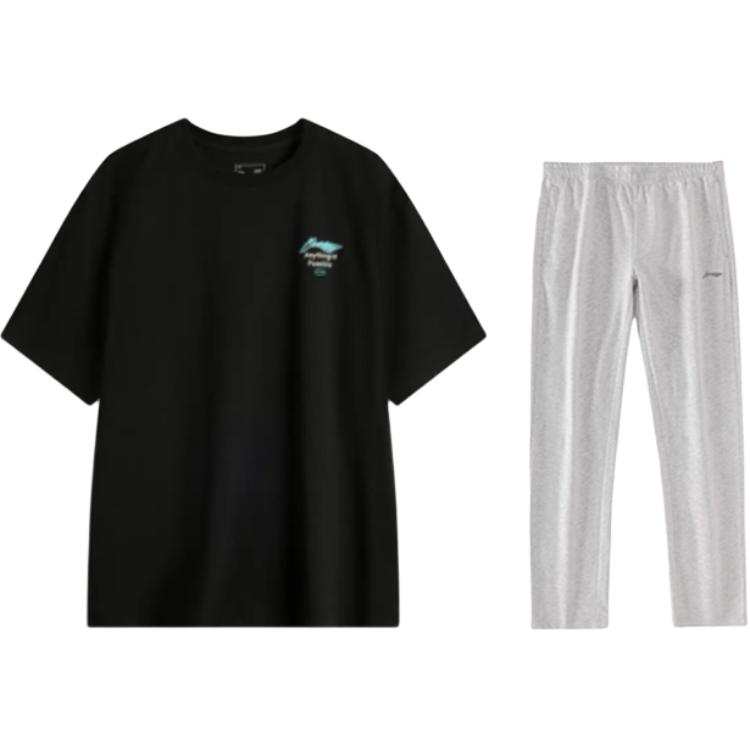Li-Ning Li Ning Casual Sportswear Men's Crew Neck Moderate