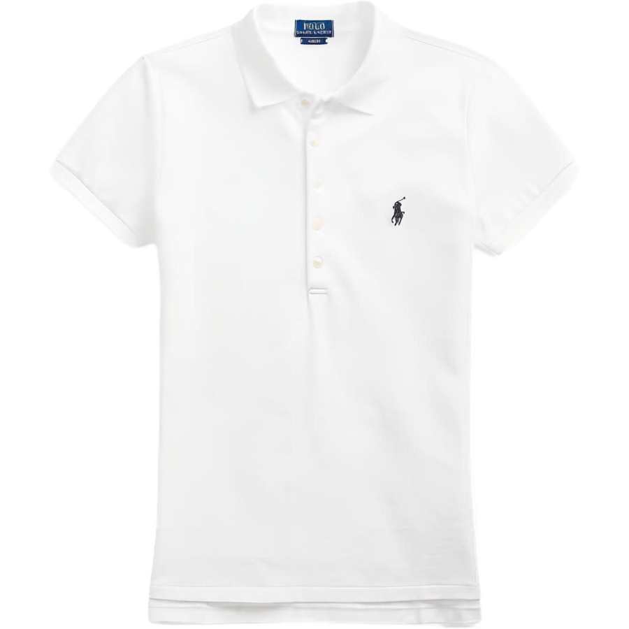 Polo Ralph Lauren SS22 Polo Shirt Slim Fit Women's White