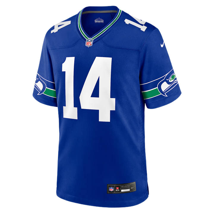 Nike Nike NFL Rugby Jerseys Men's Royal V Neck Moderate