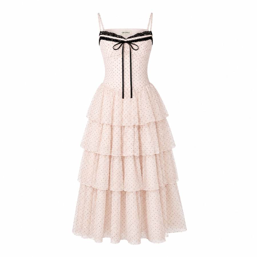 Qiuerle Slip Dresses Women's Moderate Long Skirt