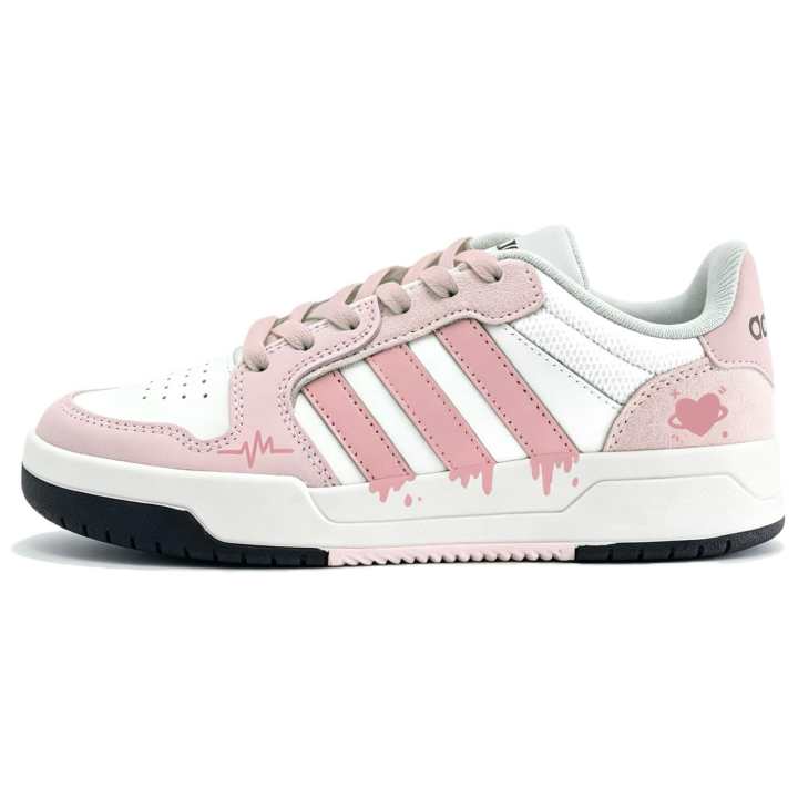 Adidas Adidas ENTRAP Skateboard Shoes Unisex Low Top Pink & Black
