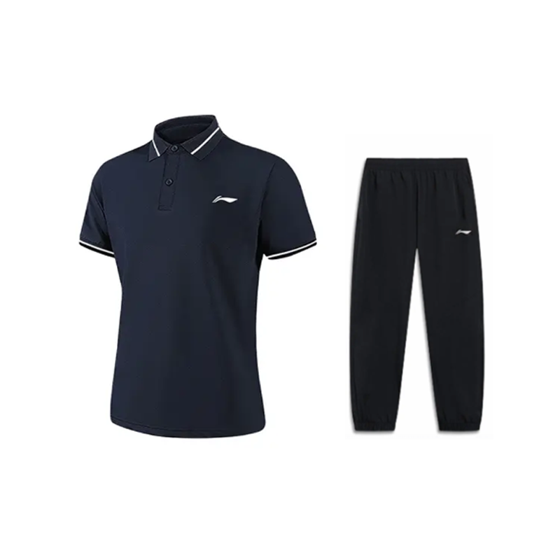 Li-Ning Li Ning Casual Sportswear Men's Polo Collar Moderate