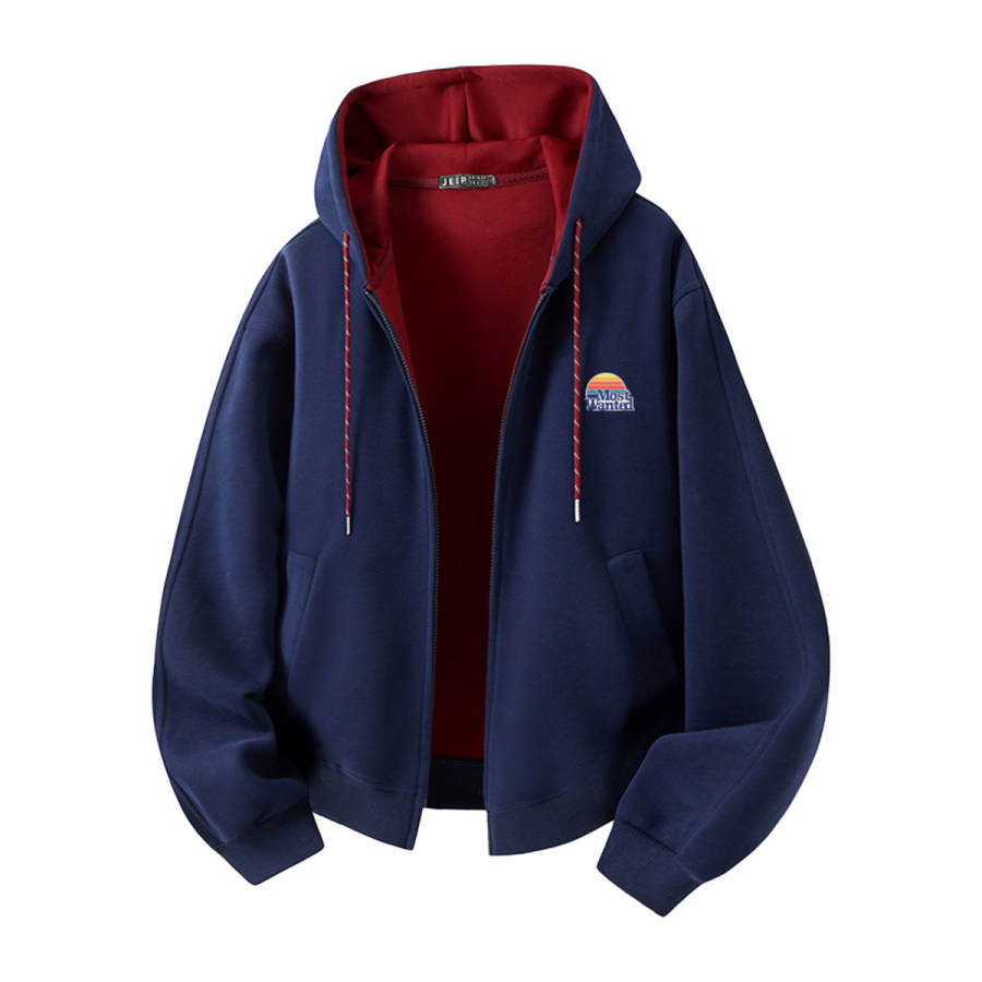 MostwantedLab Sweatshirts Men's Hooded Non Detachable Moderate