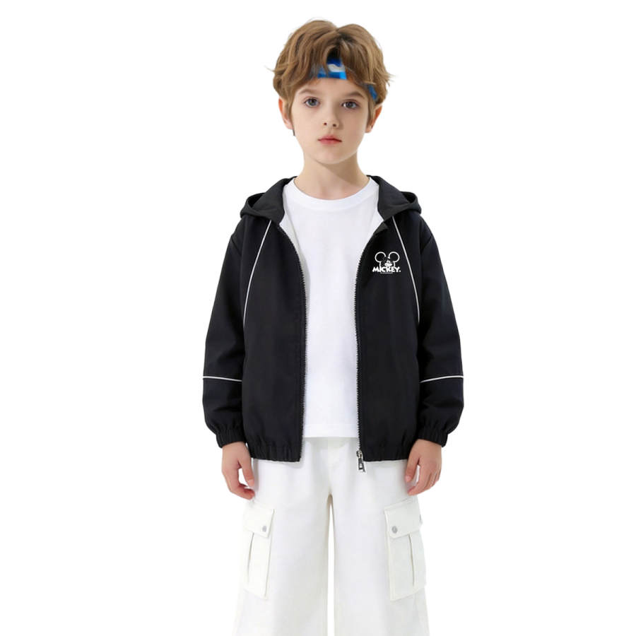 Disney Grade School Jackets Hooded Non Detachable Moderate Stretch