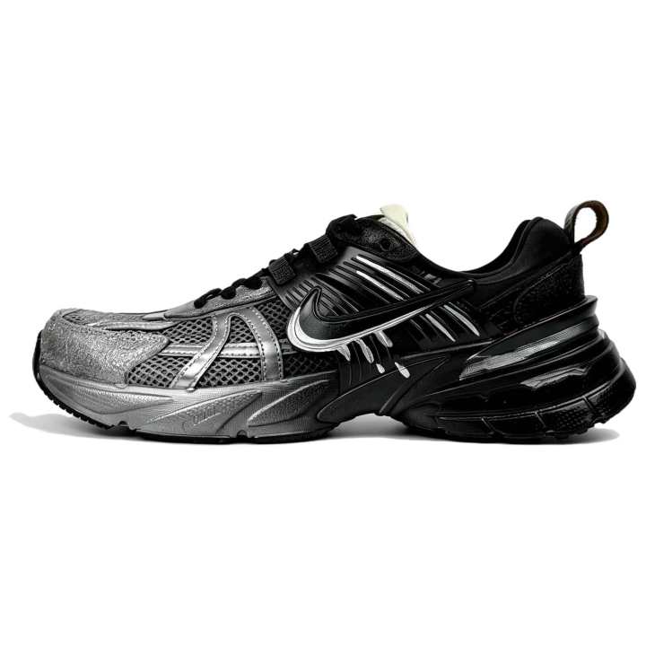 Nike Nike V2K Run Running Shoes Unisex Low Top Silver/Black