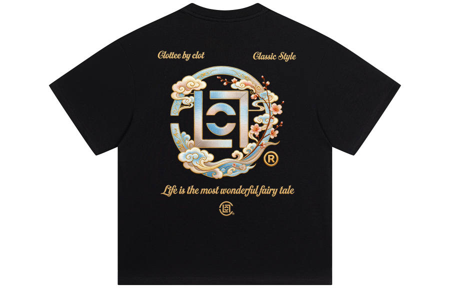 CLOT T Shirts Unisex Crew Neck Thin Straight Fit