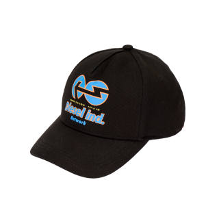 DIESEL Cotton Baseball Caps Unisex Black