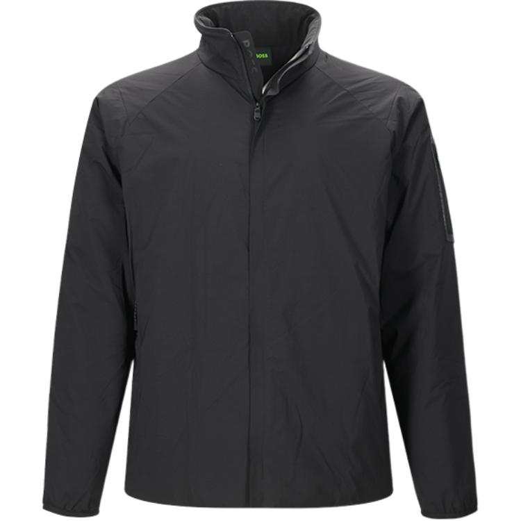 HUGO BOSS HUGO BOSS Puffer Jackets Men's Black Stand Collar Thin