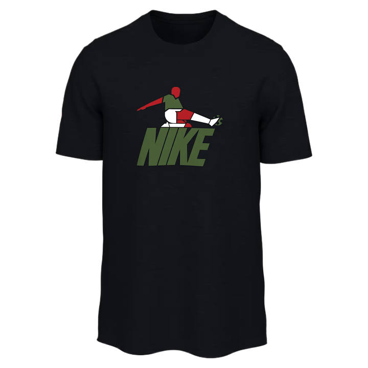 Nike Nike T Shirts Men's Black Crew Neck Moderate