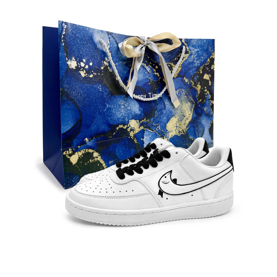 Nike Nike Court Vision 1 Skateboard Shoes Unisex Low Top White/Pink