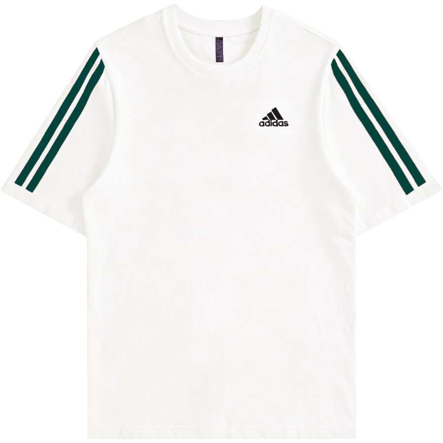 Adidas Adidas MUST HAVES T Shirts Unisex Ecru Crew Neck Moderate Straight Fit