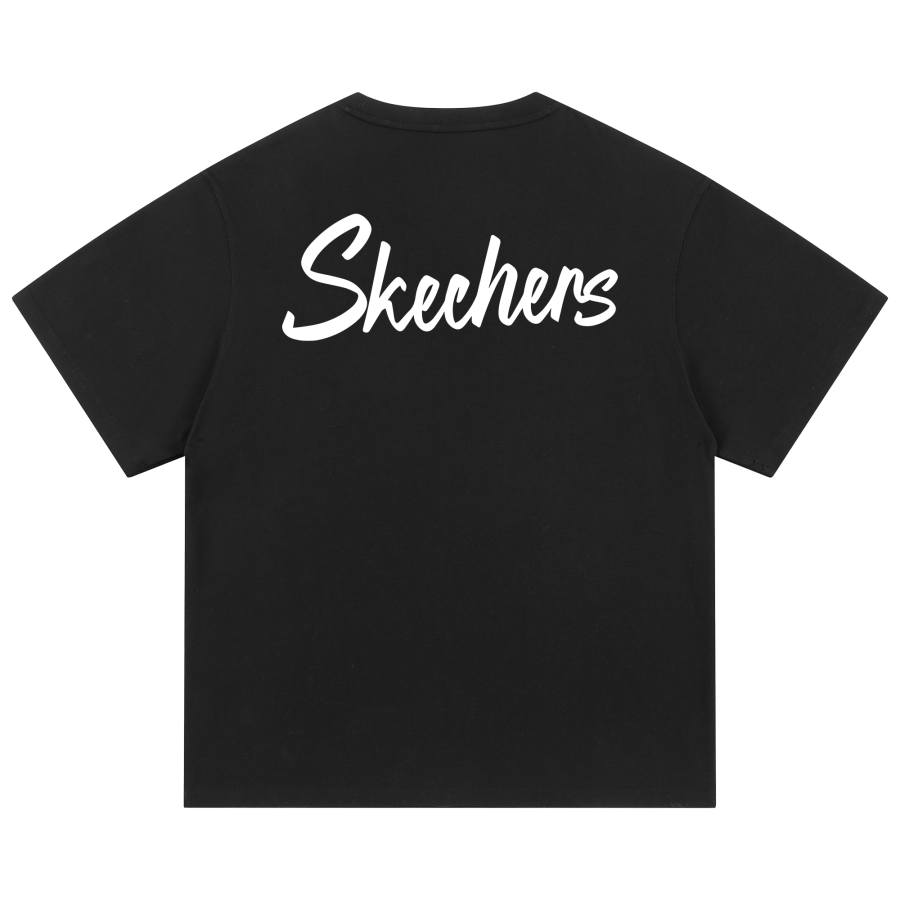 Skechers T Shirts Unisex Crew Neck Moderate Straight Fit
