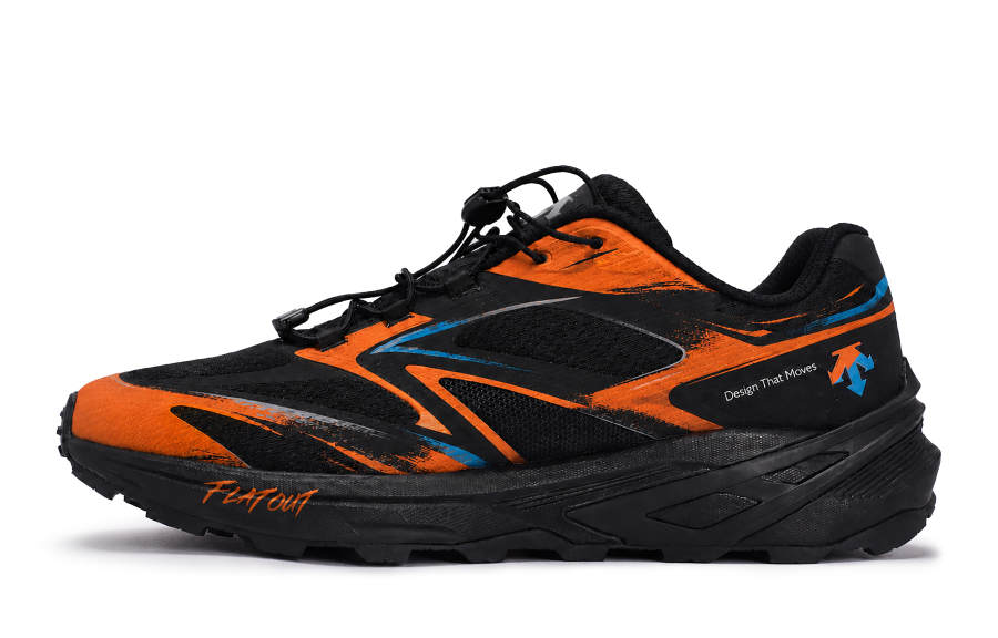 DESCENTE RUNNING Casual Shoes Men's Low Top Orange