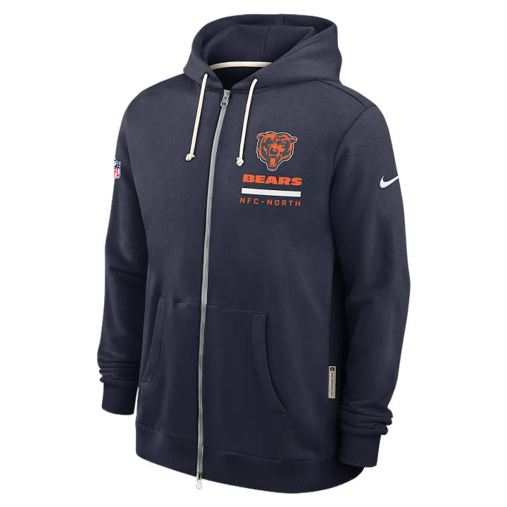 Nike Nike NFL Sweatshirts Men's Blue Hooded Non Detachable Moderate