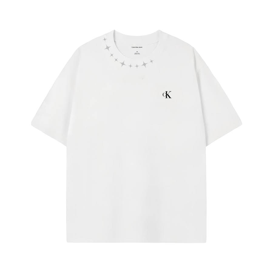 Calvin Klein T Shirts Unisex White Crew Neck
