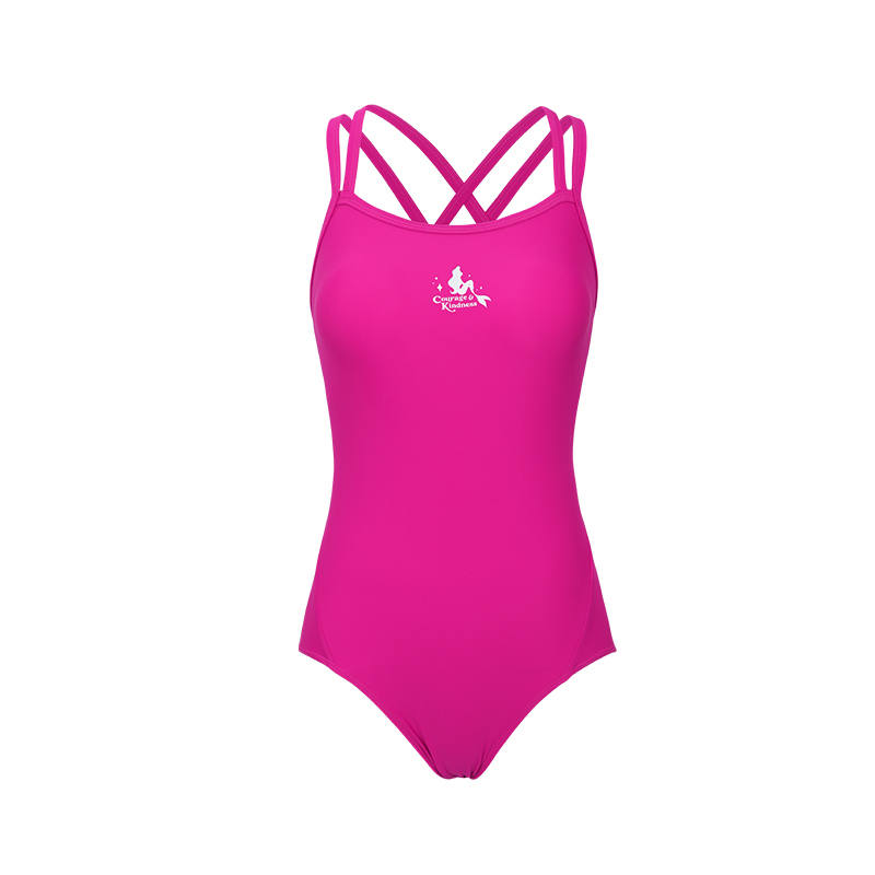 Disney One Piece Swimsuits Women's Red Camisole Moderate Triangle One Piece Swimsuit