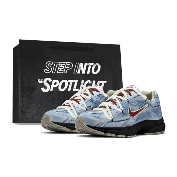 Nike Nike Initiator Running Shoes Unisex Low Top Blue/Burgundy